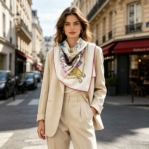 MaraSilk Pure Mulberry Silk Scarf - Square Twill MS943