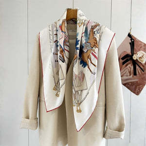 MaraSilk Pure Mulberry Silk Scarf - Square Twill MS943