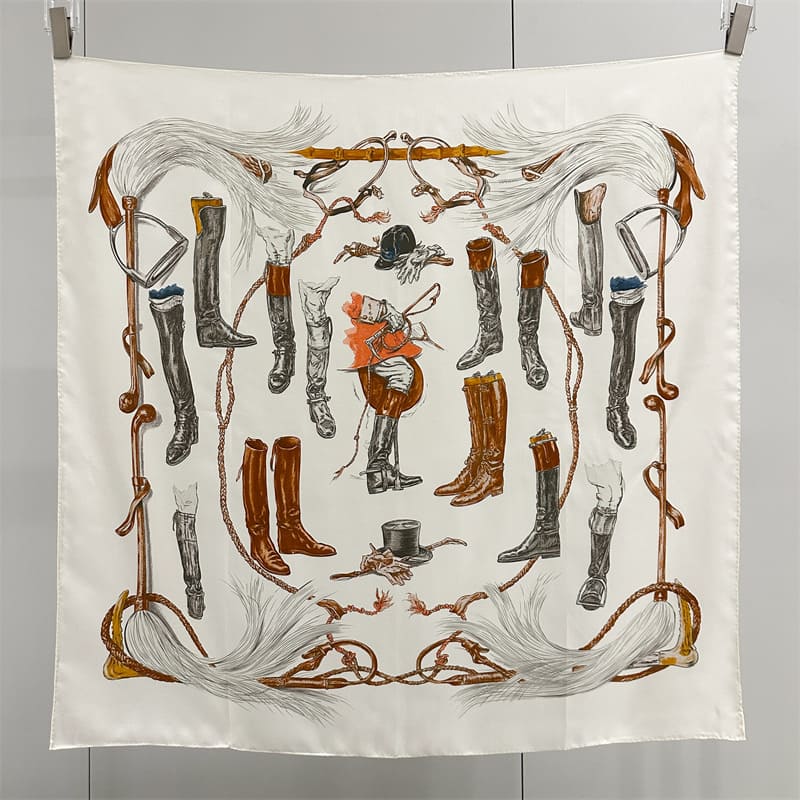 MaraSilk Pure Mulberry Silk Scarf - Square Twill MS957