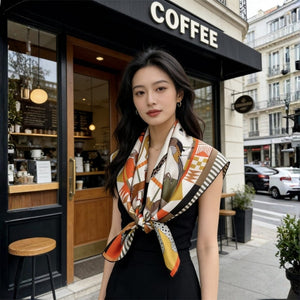 MaraSilk Pure Mulberry Silk Scarf - Square Twill MS958