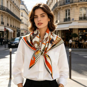MaraSilk Pure Mulberry Silk Scarf - Square Twill MS958