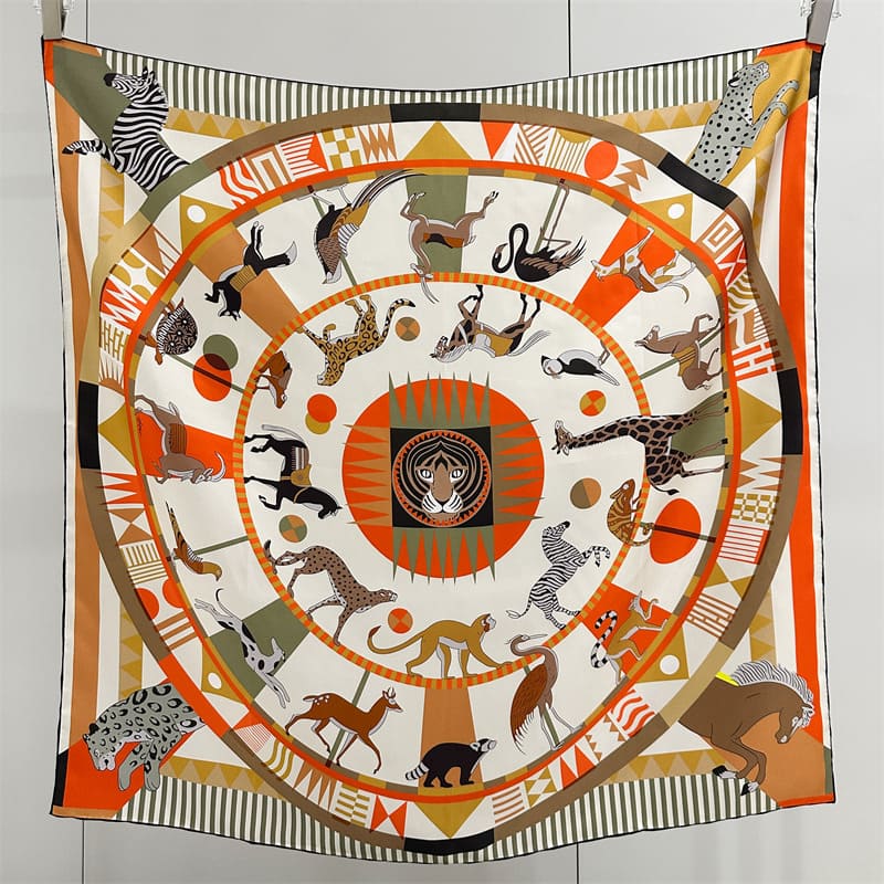 MaraSilk Pure Mulberry Silk Scarf - Square Twill MS958