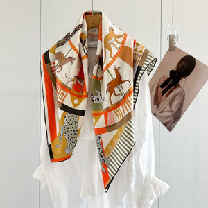 MaraSilk Pure Mulberry Silk Scarf - Square Twill MS958