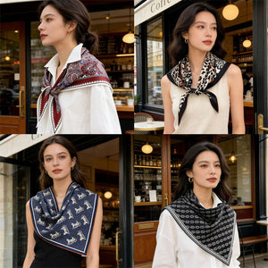 MaraSilk Pure Mulberry Silk Scarf - Triangle Twill MS953