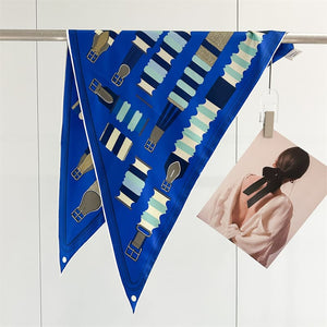 MaraSilk Pure Mulberry Silk Scarf - Triangle Twill MS953