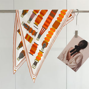 MaraSilk Pure Mulberry Silk Scarf - Triangle Twill MS953