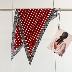 MaraSilk Pure Mulberry Silk Scarf - Triangle Twill MS953 51" x 33" x 33" MS95306