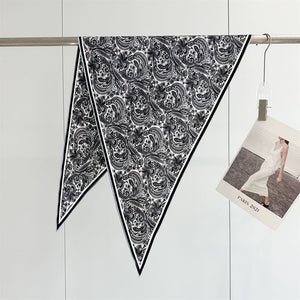 MaraSilk Pure Mulberry Silk Scarf - Triangle Twill MS953 51" x 33" x 33" MS95307