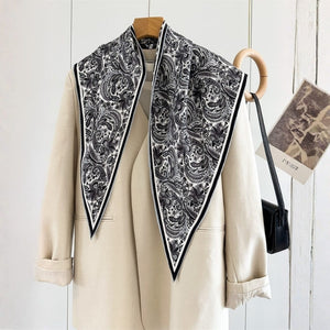 MaraSilk Pure Mulberry Silk Scarf - Triangle Twill MS953