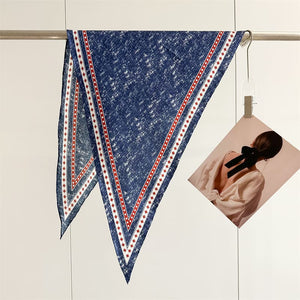 MaraSilk Pure Mulberry Silk Scarf - Triangle Twill MS953 51" x 33" x 33" MS95308