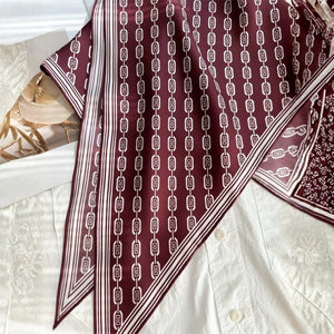 MaraSilk Pure Mulberry Silk Scarf - Triangle Twill MS953