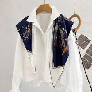 MaraSilk Pure Mulberry Silk Scarf - Triangle Twill MS953