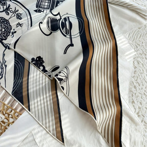 MaraSilk Pure Mulberry Silk Scarf - Triangle Twill MS953