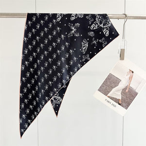 MaraSilk Pure Mulberry Silk Scarf - Triangle Twill MS953