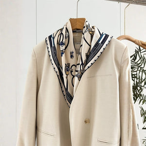 MaraSilk Pure Mulberry Silk Scarf - Triangle Twill MS954