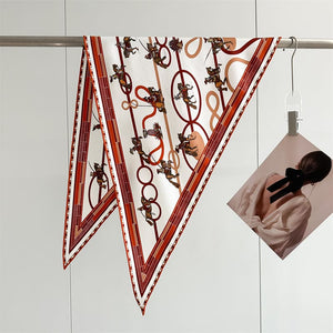 MaraSilk Pure Mulberry Silk Scarf - Triangle Twill MS954 51" x 33" x 33" MS95402