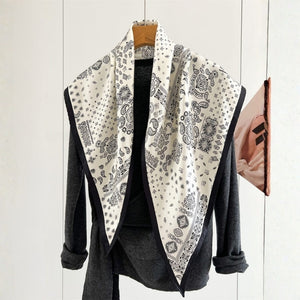 MaraSilk Pure Mulberry Silk Scarf - Triangle Twill MS955