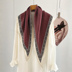 MaraSilk Pure Mulberry Silk Scarf - Triangle Twill MS955