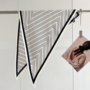 MaraSilk Pure Mulberry Silk Scarf - Triangle Twill MS955 51" x 33" x 33" MS95502