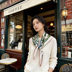 MaraSilk Pure Mulberry Silk Scarf - Triangle Twill MS956