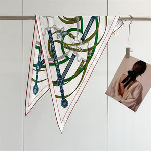 MaraSilk Pure Mulberry Silk Scarf - Triangle Twill MS956 51" x 33" x 33" MS95601