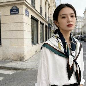 MaraSilk Pure Mulberry Silk Scarf - Triangle Twill MS963