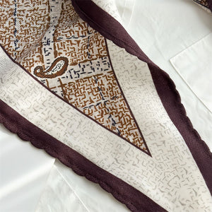 MaraSilk Pure Mulberry Silk-Wool Scarf - Diamond MS812