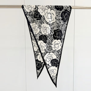 MaraSilk Pure Mulberry Silk-Wool Scarf - Diamond MS812 55" x 17" MS81204