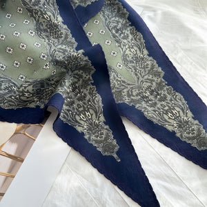 MaraSilk Pure Mulberry Silk-Wool Scarf - Diamond MS812