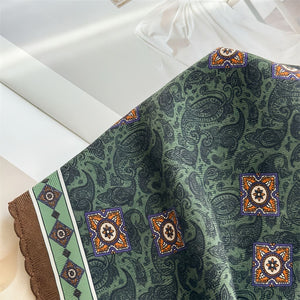 MaraSilk Pure Mulberry Silk-Wool Scarf - Diamond MS812