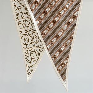 MaraSilk Pure Mulberry Silk-Wool Scarf - Diamond MS812