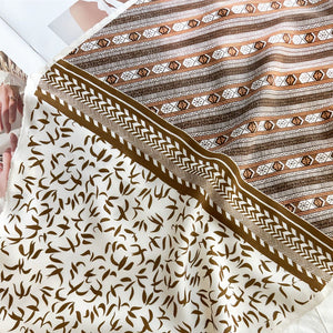 MaraSilk Pure Mulberry Silk-Wool Scarf - Diamond MS812