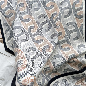 MaraSilk Pure Mulberry Silk-Wool Scarf - Diamond MS813