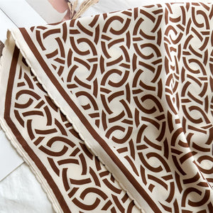 MaraSilk Pure Mulberry Silk-Wool Scarf - Diamond MS813