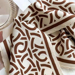 MaraSilk Pure Mulberry Silk-Wool Scarf - Diamond MS813