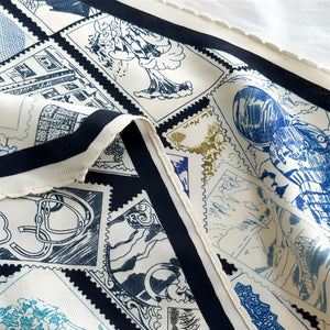 MaraSilk Pure Mulberry Silk-Wool Scarf - Diamond MS813