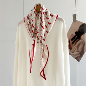 MaraSilk Pure Mulberry Silk-Wool Scarf - Diamond MS813