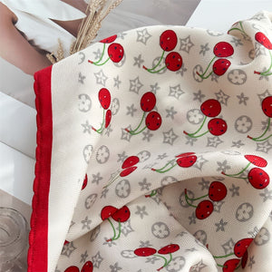 MaraSilk Pure Mulberry Silk-Wool Scarf - Diamond MS813