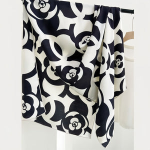 MaraSilk Pure Mulberry Silk-Wool Scarf - Oblong MS826