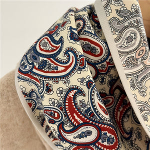 MaraSilk Pure Mulberry Silk-Wool Scarf - Ribbon MS814