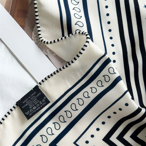 MaraSilk Pure Mulberry Silk-Wool Scarf - Square MS825