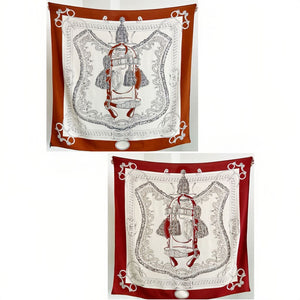 MaraSilk Pure Mulberry Silk-Wool Scarf - Square MS825