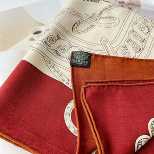 MaraSilk Pure Mulberry Silk-Wool Scarf - Square MS825