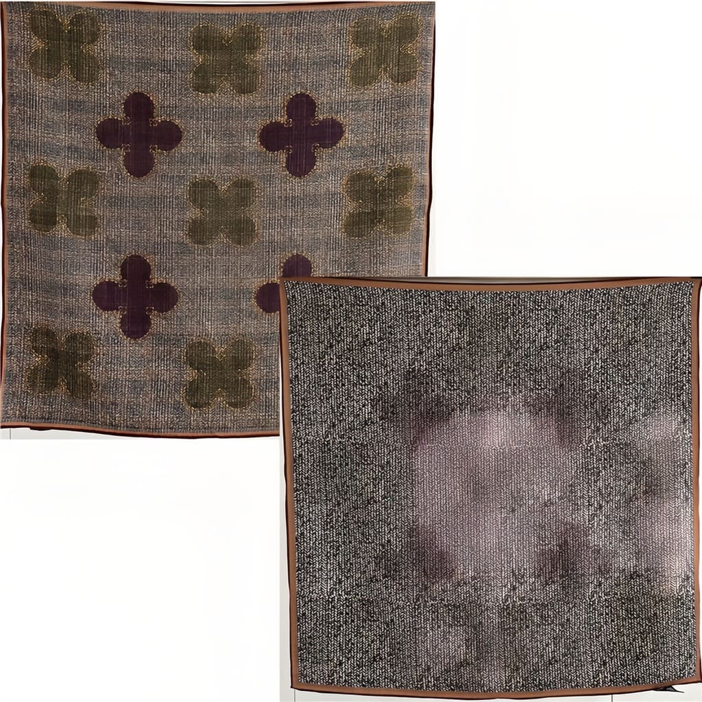 MaraSilk Pure Mulberry Silk-Wool Scarf - Square MS828 25" x 25" MS82801