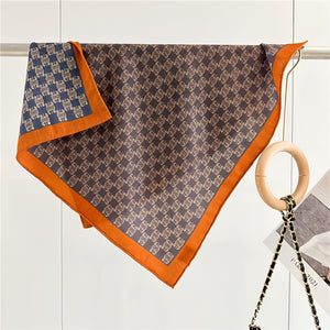 MaraSilk Pure Mulberry Silk-Wool Scarf - Square MS828