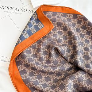 MaraSilk Pure Mulberry Silk-Wool Scarf - Square MS828