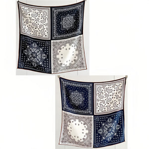 MaraSilk Pure Mulberry Silk-Wool Scarf - Square MS828 25" x 25" MS82804