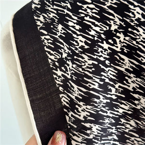 MaraSilk Pure Mulberry Silk-Wool Scarf - Square MS828