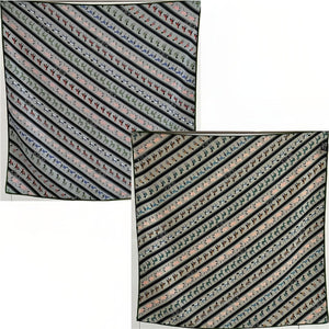 MaraSilk Pure Mulberry Silk-Wool Scarf - Square MS828 25" x 25" MS82802