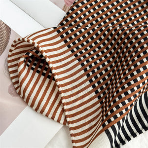 MaraSilk Pure Mulberry Silk-Wool Scarf - Square MS851
